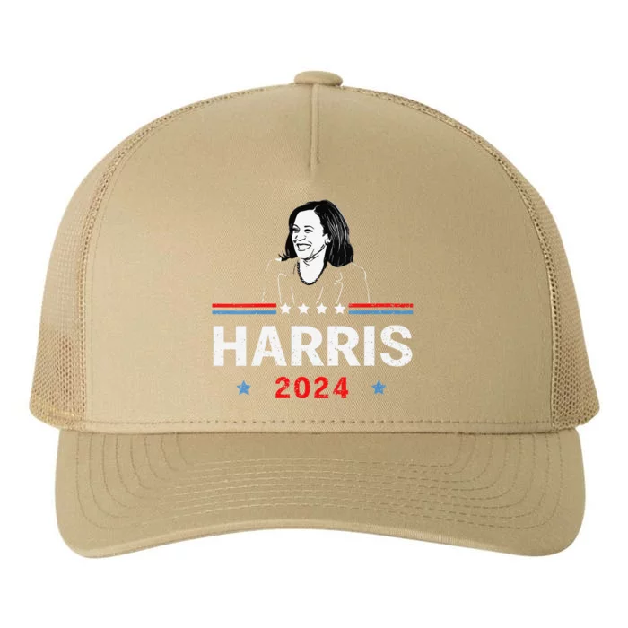 America Election Vote Kamala Harris 2024 President Yupoong Adult 5-Panel Trucker Hat