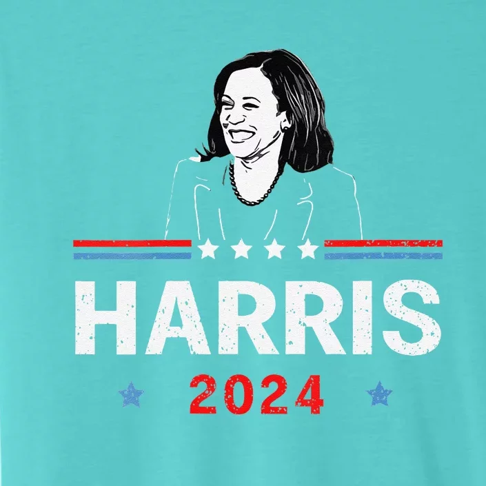 America Election Vote Kamala Harris 2024 President ChromaSoft Performance T-Shirt