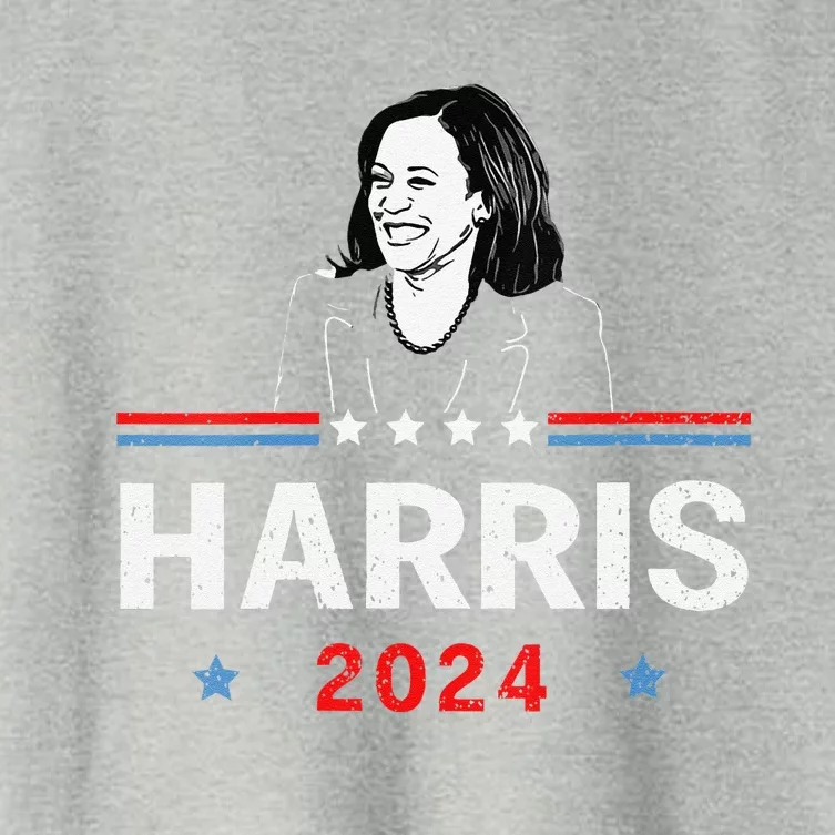 America Election Vote Kamala Harris 2024 President Women's Crop Top Tee