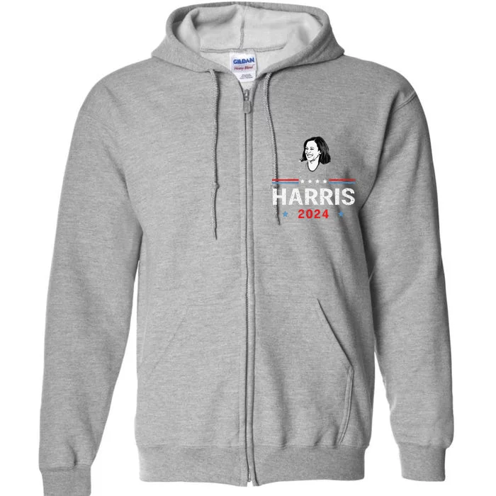 America Election Vote Kamala Harris 2024 President Full Zip Hoodie