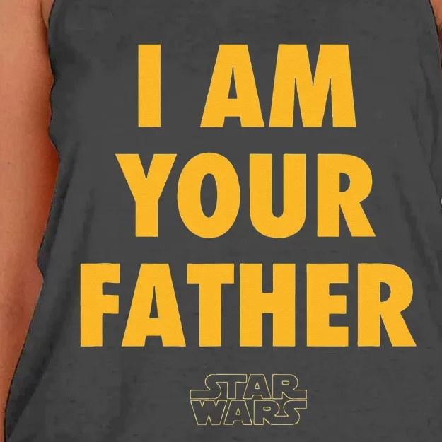 Amazon Essentials Vader Father Quote Women's Knotted Racerback Tank