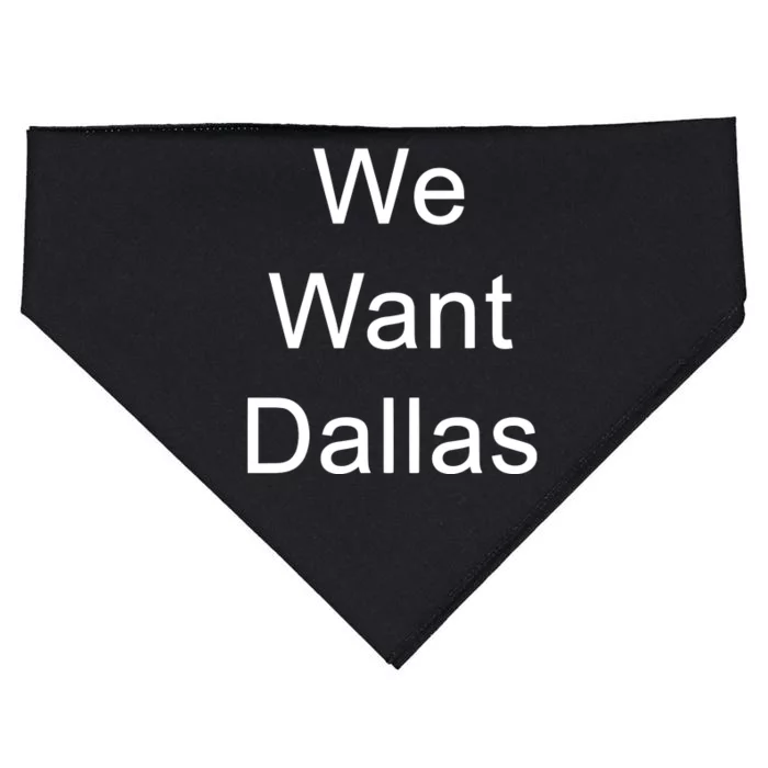 Anthony Edwards We Want Dallas USA-Made Doggie Bandana