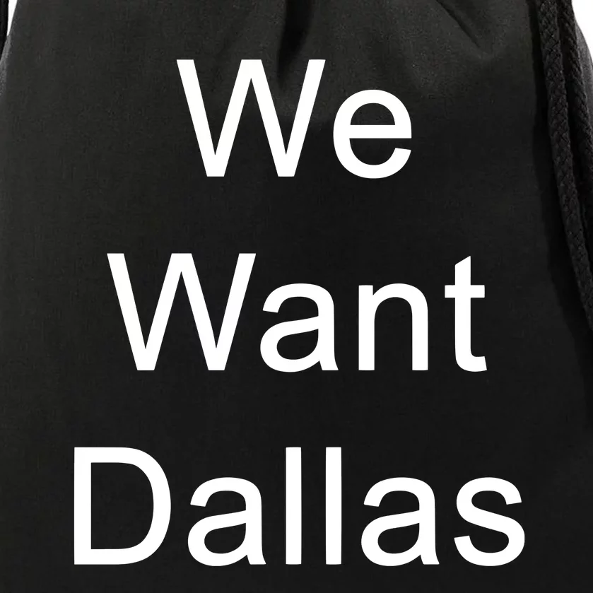 Anthony Edwards We Want Dallas Drawstring Bag