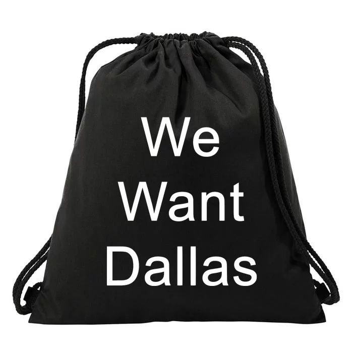 Anthony Edwards We Want Dallas Drawstring Bag