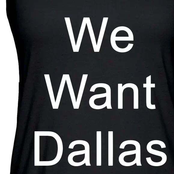 Anthony Edwards We Want Dallas Ladies Essential Flowy Tank