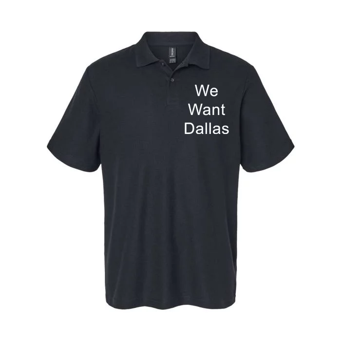 Anthony Edwards We Want Dallas Softstyle Adult Sport Polo