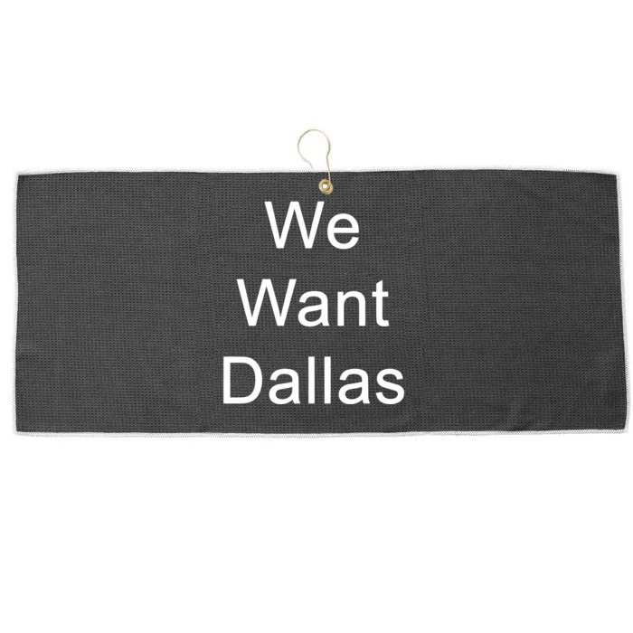 Anthony Edwards We Want Dallas Large Microfiber Waffle Golf Towel