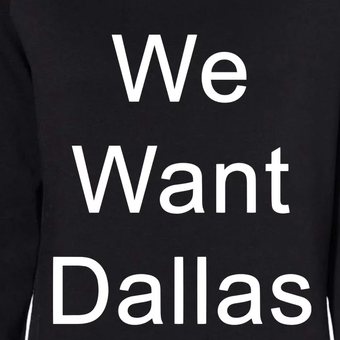 Anthony Edwards We Want Dallas Womens California Wash Sweatshirt