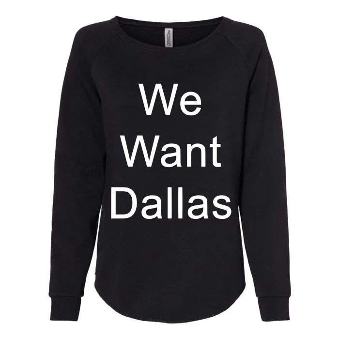 Anthony Edwards We Want Dallas Womens California Wash Sweatshirt