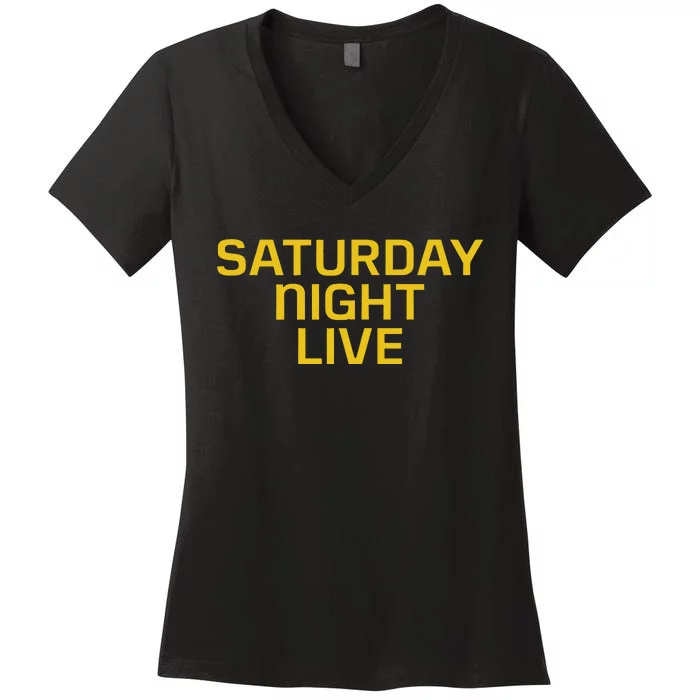 Ayo Edebiri Wearing Saturday Night Live Women's V-Neck T-Shirt