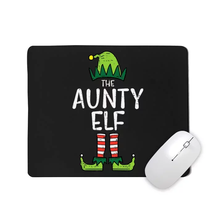 Aunty Elf Xmas Matching Christmas For Family Aunt Mousepad