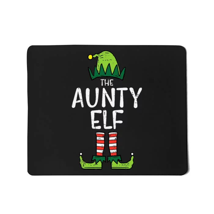 Aunty Elf Xmas Matching Christmas For Family Aunt Mousepad