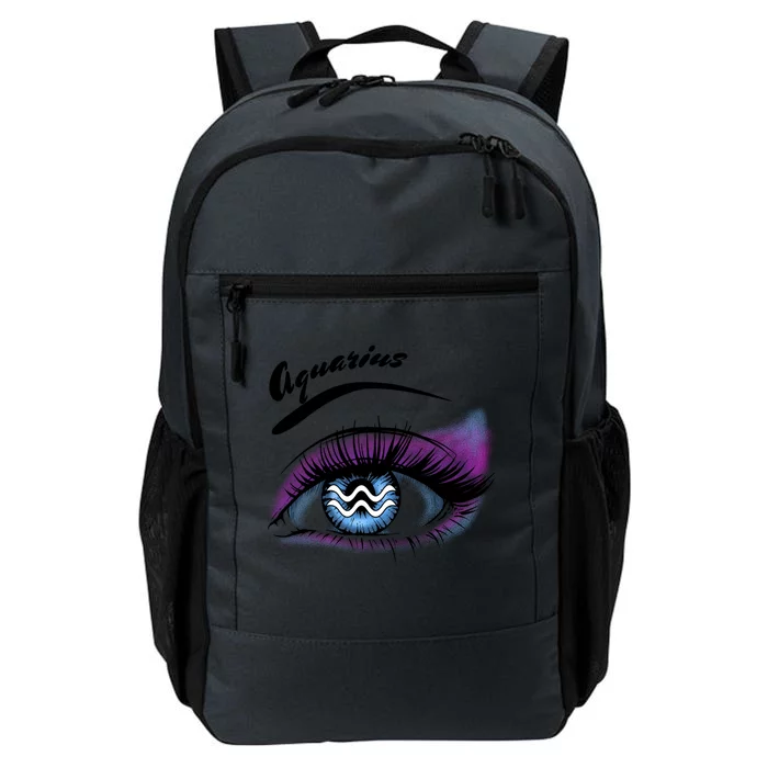 Aquarius Eyelashes Zodiac Sign Horoscope Lashes Artist Gift Daily Commute Backpack