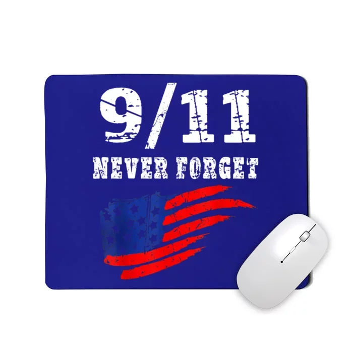 American Flag 20th Anniversary Never Forget 20 Year Funny Gift Mousepad