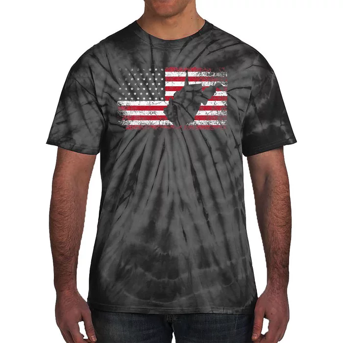 American Flag 4th Of July West Virginia Wv Tie-Dye T-Shirt