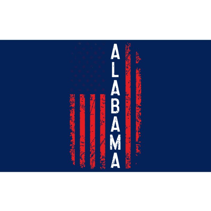 Alabama Flag 4th Of July American Alabaman Patriotic Bumper Sticker