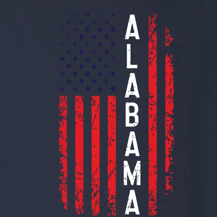 Alabama Flag 4th Of July American Alabaman Patriotic Toddler Long Sleeve Shirt