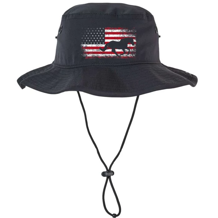 American Flag 4th Of July Horse Patriotic Legacy Cool Fit Booney Bucket Hat