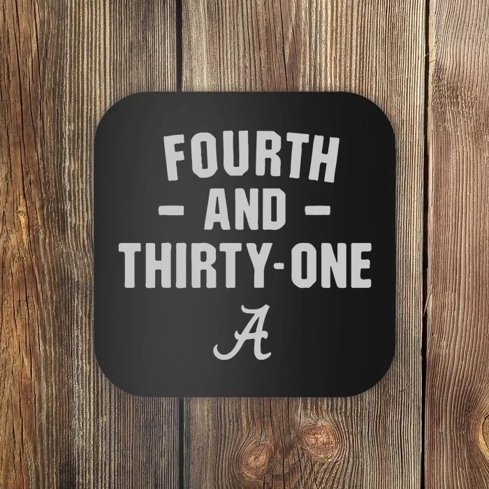 Alabama Football 4th And 31 Coaster