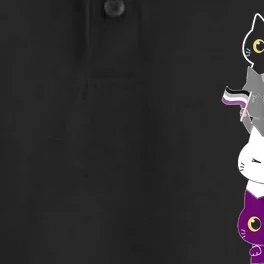 Asexuality Flag Animal Cat Ace Pride Demisexual Gift Asexual Dry Zone Grid Performance Polo