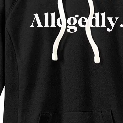 Allegedly Funny Attorney Funny Lawyer Women's Fleece Hoodie