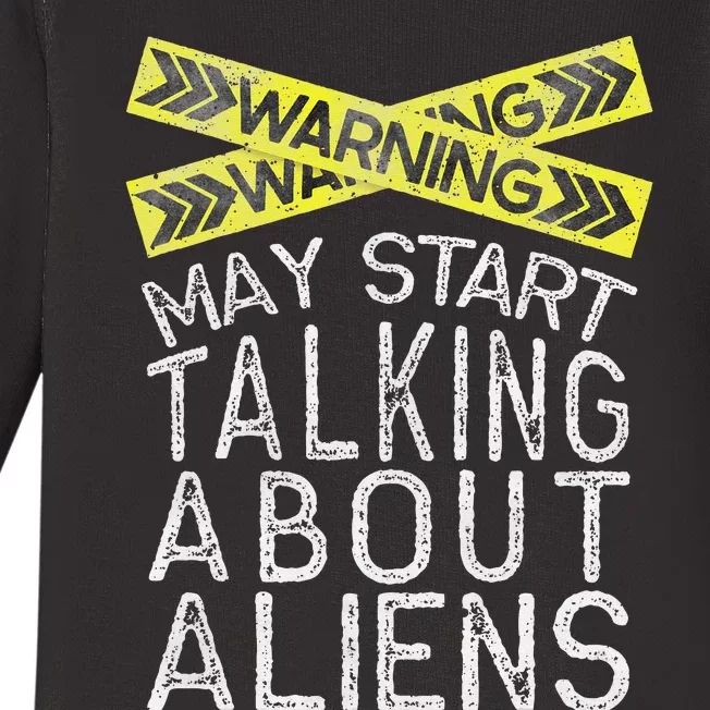 Alien Funny Alien Gift Alien Lover Tee Alien Humor Baby Long Sleeve Bodysuit