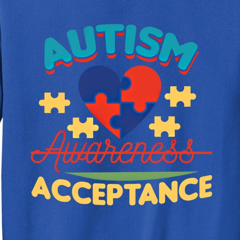 Acceptance For Autism Awareness Gift Sweatshirt