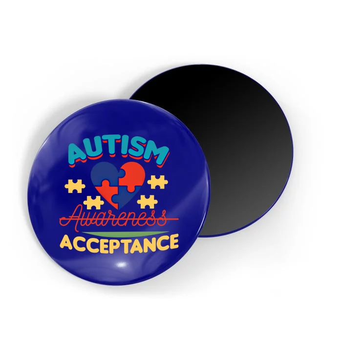 Acceptance For Autism Awareness Gift Magnet