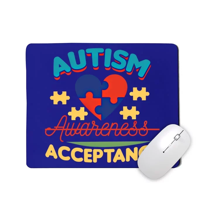 Acceptance For Autism Awareness Gift Mousepad