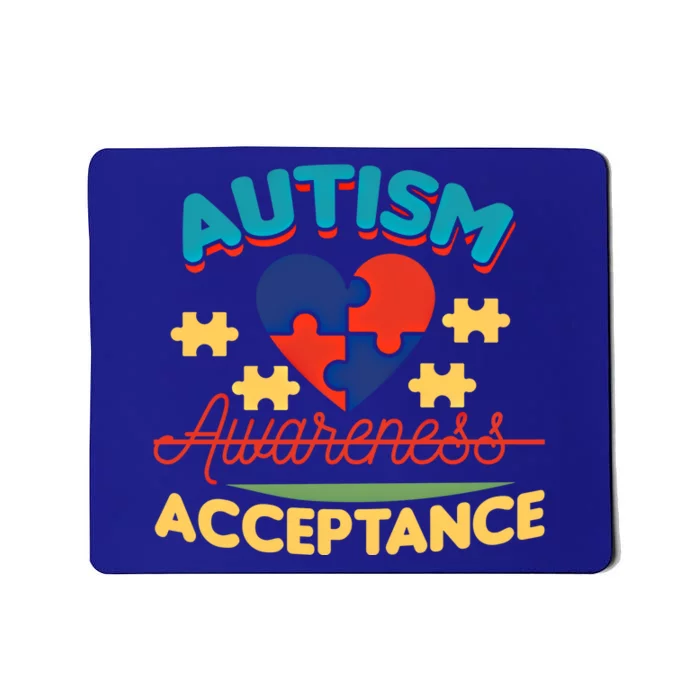 Acceptance For Autism Awareness Gift Mousepad