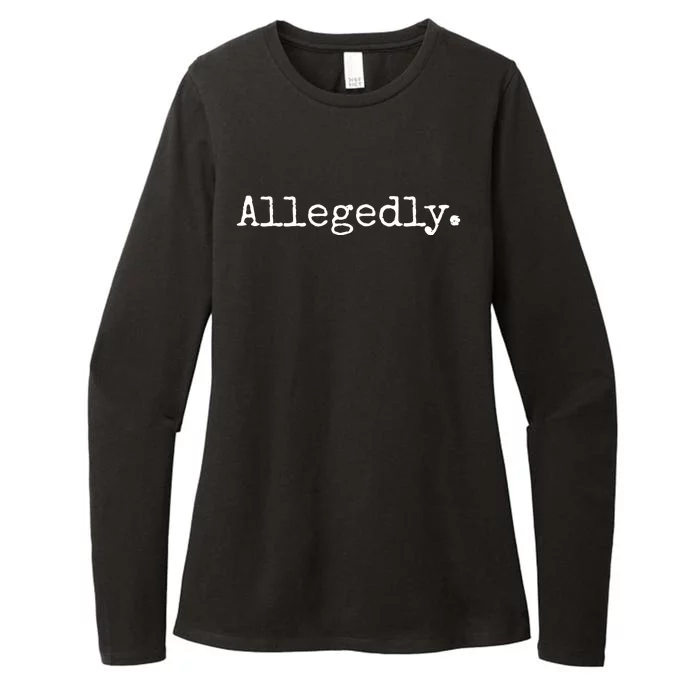 Allegedly Funny Attorney Funny Lawyer Womens CVC Long Sleeve Shirt