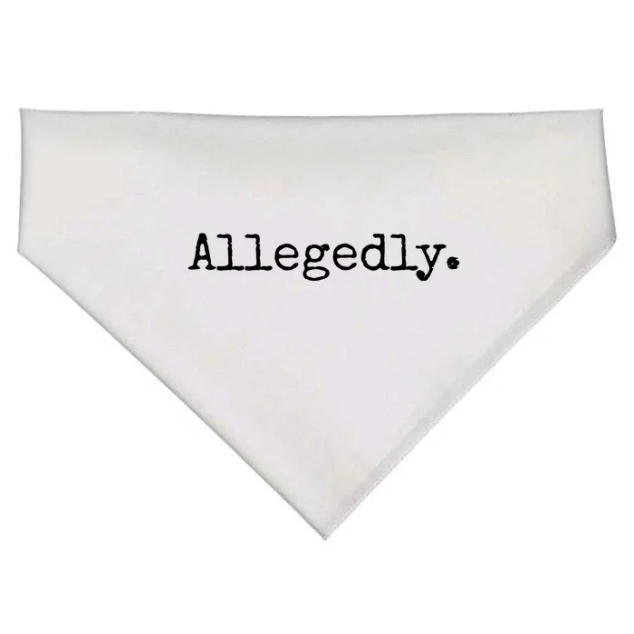 Allegedly Funny Attorney Funny Lawyer USA-Made Doggie Bandana