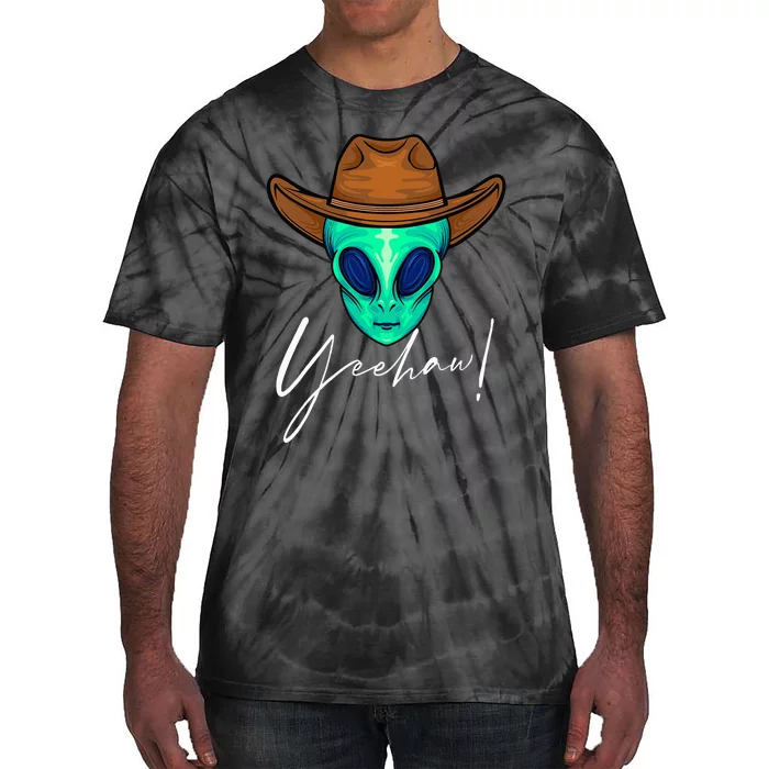 Alien Funny Alien Alien Lover Alien Cow Alien Humor Tie-Dye T-Shirt