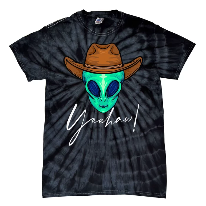 Alien Funny Alien Alien Lover Alien Cow Alien Humor Tie-Dye T-Shirt