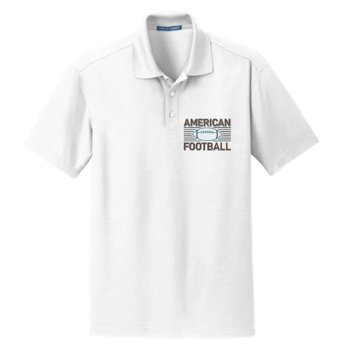 American Football Dry Zone Grid Performance Polo