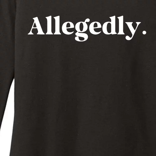 Allegedly Funny Attorney Funny Lawyer Womens CVC Long Sleeve Shirt