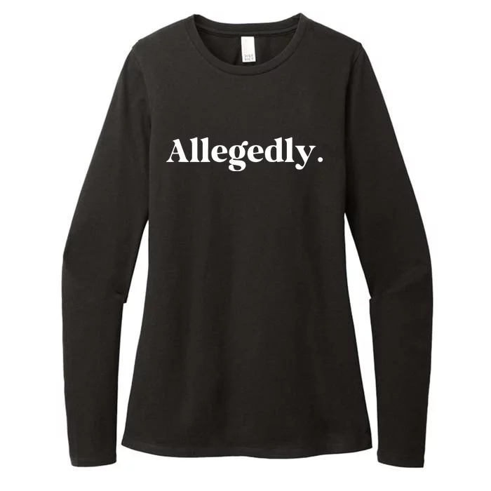 Allegedly Funny Attorney Funny Lawyer Womens CVC Long Sleeve Shirt