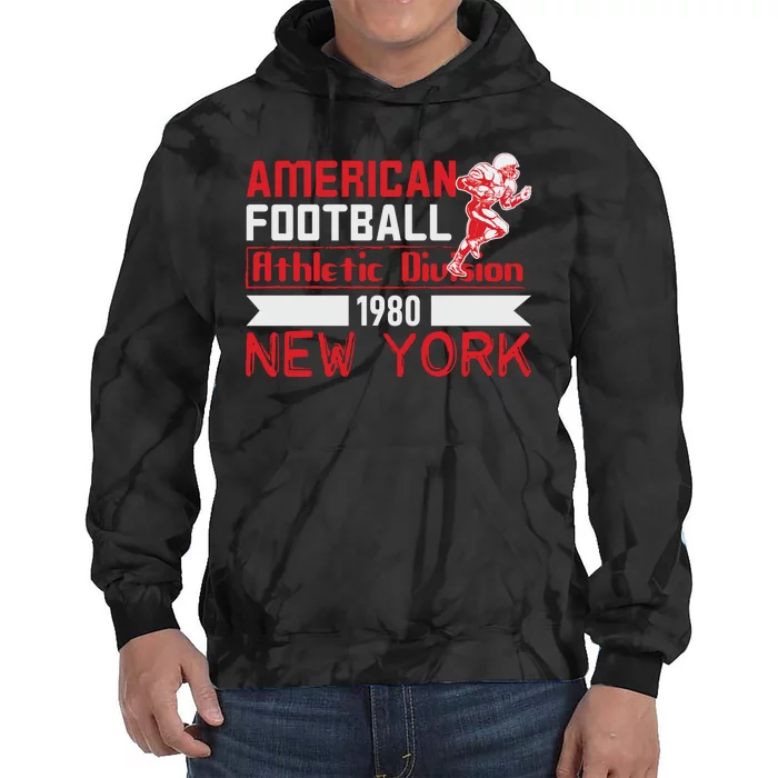 American Football Athletic Division Tie Dye Hoodie