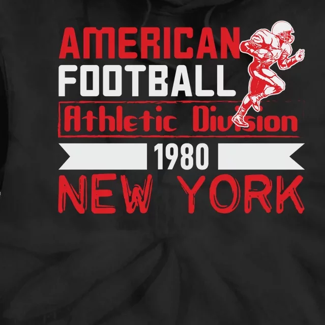 American Football Athletic Division Tie Dye Hoodie