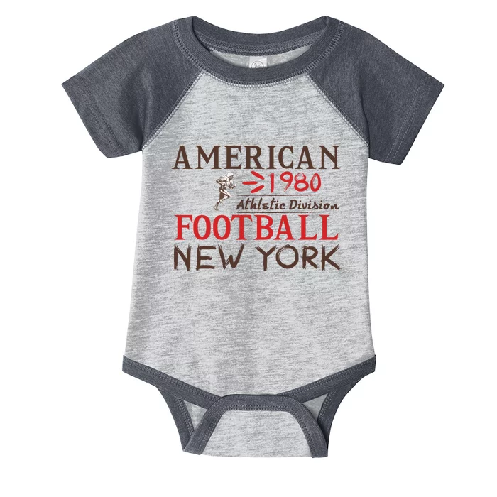 American Football Athletic Division Infant Baby Jersey Bodysuit