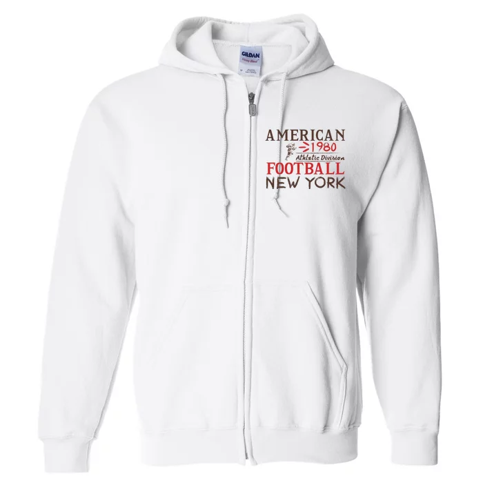 American Football Athletic Division Full Zip Hoodie