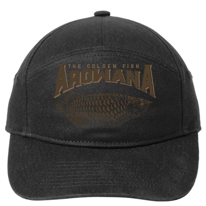 Arowana Fish 7-Panel Snapback Hat