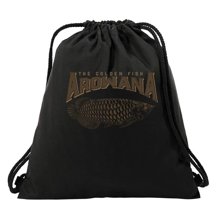 Arowana Fish Drawstring Bag