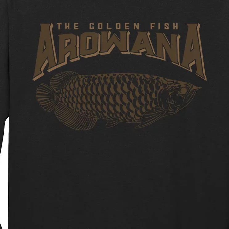 Arowana Fish Tall Long Sleeve T-Shirt