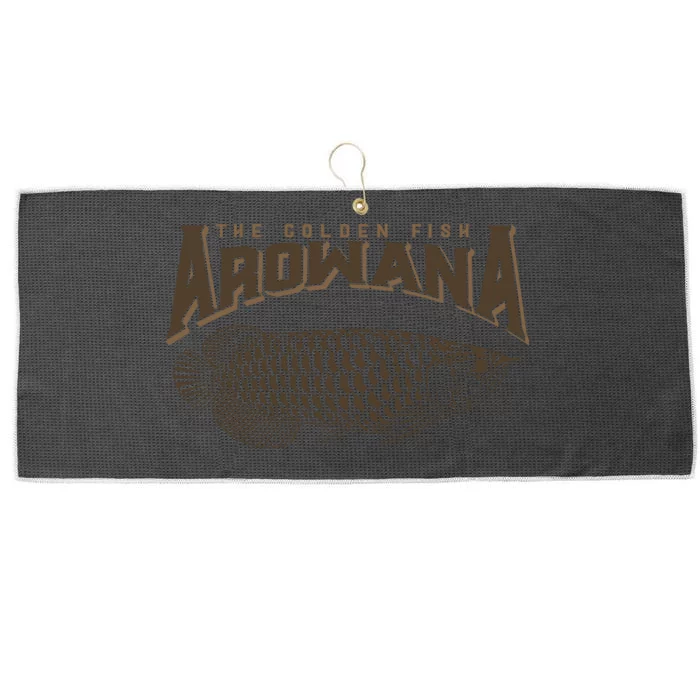 Arowana Fish Large Microfiber Waffle Golf Towel