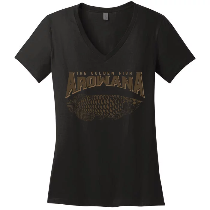 Arowana Fish Women's V-Neck T-Shirt