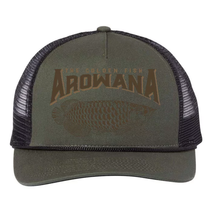 Arowana Fish Retro Rope Trucker Hat Cap