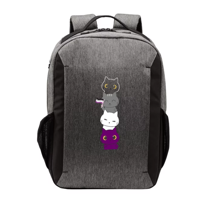 Asexuality Flag Animal Cat Ace Pride Demisexual Gift Asexual Vector Backpack