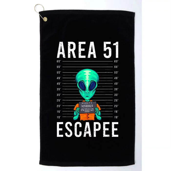 Alien Funny Alien Lover UFO Area 51 Alien Humor Alien Platinum Collection Golf Towel