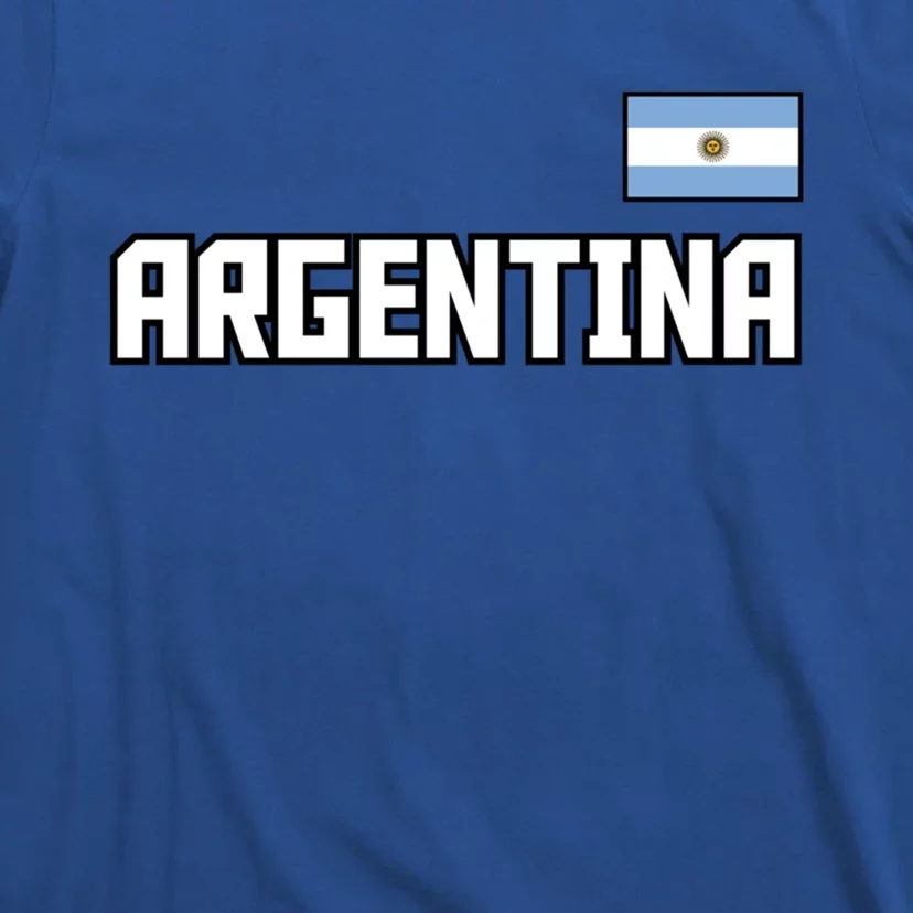 Argentina Flag Argentinian Pride Athletic Style Country Meaningful Gift T-Shirt